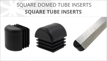 SQUARE DOMED TUBE INSERTS END CAPS - PLUGS